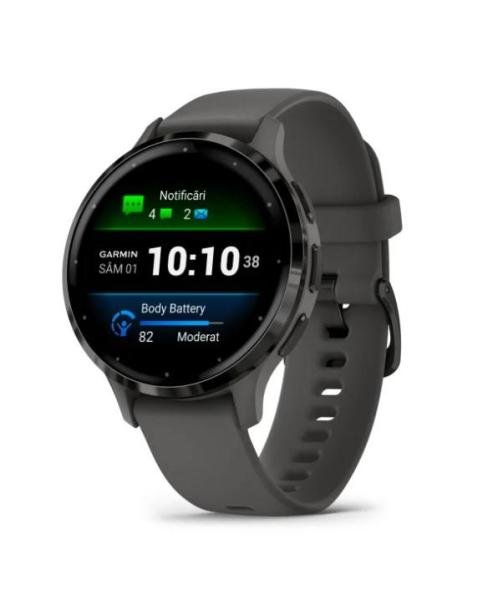 Ceas garmin venu 3s pebble gray slate