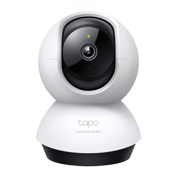 Tp-link tapo c220 camera supraveghere wi-fi pentru interior cu funcție pan/tilt și detectare ai, rezoluție: 2k 4mp qhd （2560 * 1440 px）, lentile: distanță focală: 4.0mm, f/no: 2.0, pan/tilt range:360° pe orizontală, 114° pe verticală, frame rate: 2560×144