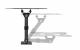 Suport tv de perete serioux, tv68-221, compatibilitate dimensiune ecran: 23"-43", compatibilitate vesa:100x100, 100x200, 200x100, 200x200, greutate maximă suportata: 30kg, distanta fata de perete: 56~204mm, inclinare: +5°~-8°, pivotare: +90°~-90°