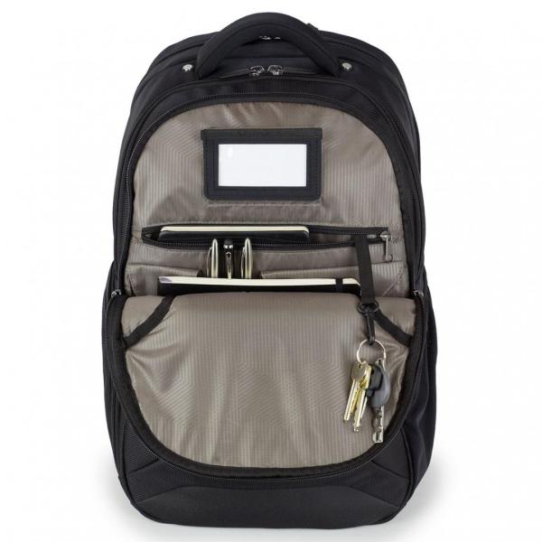 Rucsac laptop corporate traveller, pentru laptopuri de 15.6" sau mai mici, capacitate 27-30 de litri, material poliester, dimensiuni: 35 x 21.5 x 50 cm, dimensiune compartiment laptop: 38.7 x 2.5 x 26.5 cm, greutate 1.46 kg, negru
