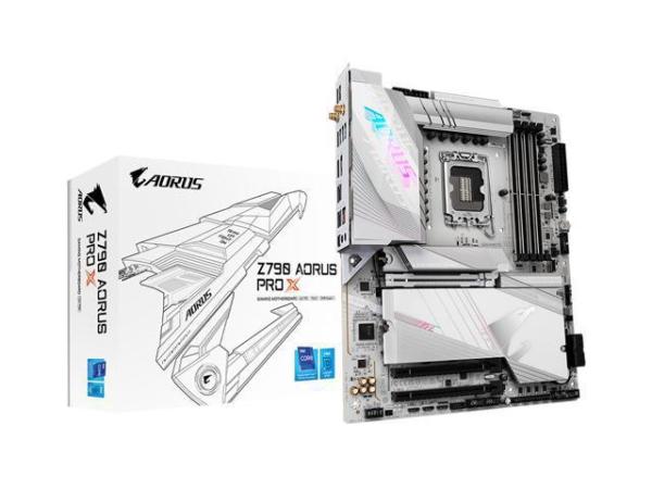 Placa de baza gigabyte z790 aorus pro x lga1700, 4xddr5, 3x pcie x16, 5x m.2, 4x sata 6gb/s