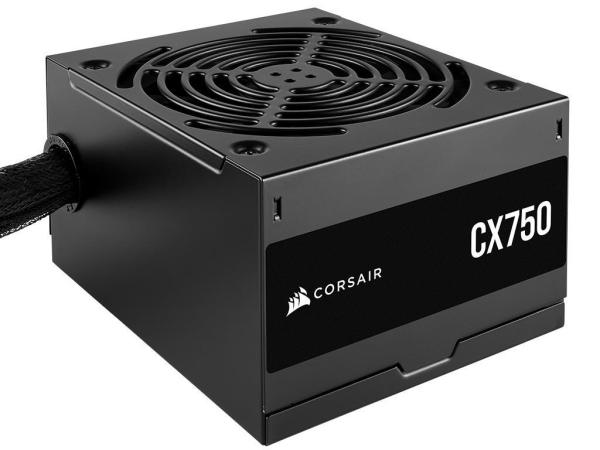 Sursa corsair cx750 | putere 750 w | 80+ bronze | ventilatie 1 x 120mm | dimensiune 125 x 150 x 86 mm