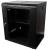Cabinet 19″ spacer 12u 500x400mm, fixare pe perete, flatpack (dezasamblat), black, usa sticla cu blocare, panouri detasabile, otel 1mm, sarcina maxima 25kg