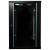 Cabinet 19″ spacer 18u 600x600mm, fixare pe perete, flatpack (dezasamblat), black, usa sticla cu blocare, panouri detasabile, otel 1.5mm, sarcina maxima 60kg
