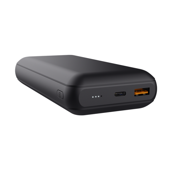 Baterie externa trust redoh, capacitate baterie 20.000, 3 porturi usb,  putere maxima intrare 18w,  negru