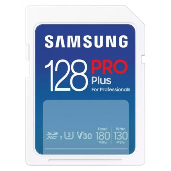 Micro secure digital card samsung, pro plus, 128gb, mb-sd256s/eu, clasa u1, v10, pana la 120mb/s