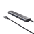 Hub trust halyx , 7 porturi usb 3.2 gen 1, material aluminiu, input usb- c, output usb-a 7, gri