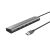 Hub trust halyx , 7 porturi usb 3.2 gen 1, material aluminiu, input usb- c, output usb-a 7, gri