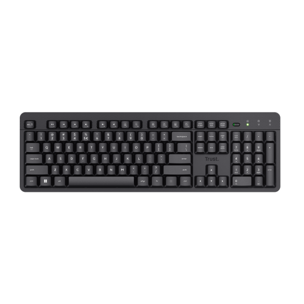 Tastatura trust ody ii wireless, negru