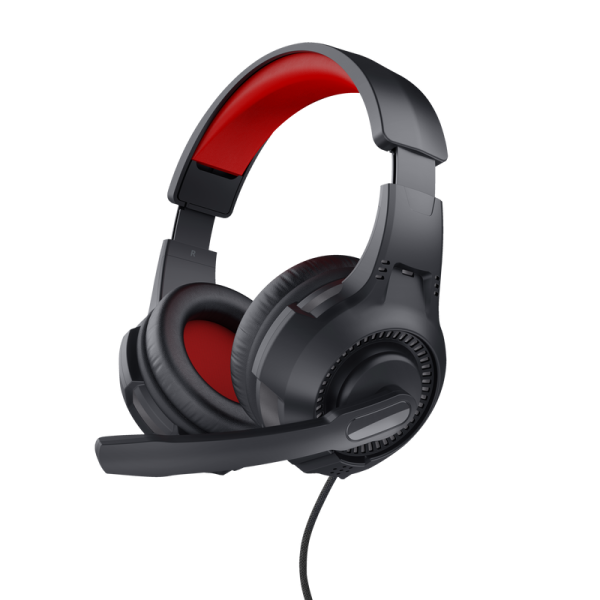 Casti trust basics gaming, negru