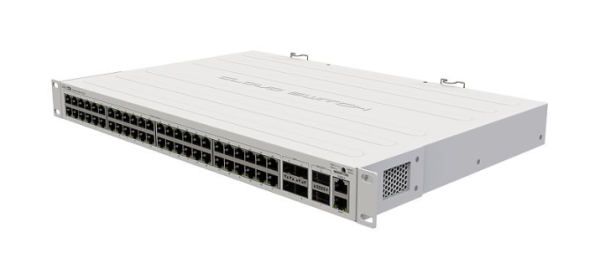 Switch mikrotik 48 porturi gigabit, 4 sloturi 10g sfp+10g si  2 sloturi 40g qsfp+ crs354-48g-4s+2q+rm, interfata: 48 x 10/100/1000, 4 x 10g sfp+, 2 x 40g qsfp+, dimensiuni:  297 x 443 x 44 mm, sistem de operare: routeros (license level 5) or switchos, con