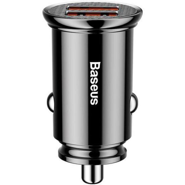 Incarcator baseus circular qc 30w, negru