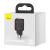 Incarcator retea baseus super si, quick charge 20w, 1 x usb type-c 5v/3a max, negru