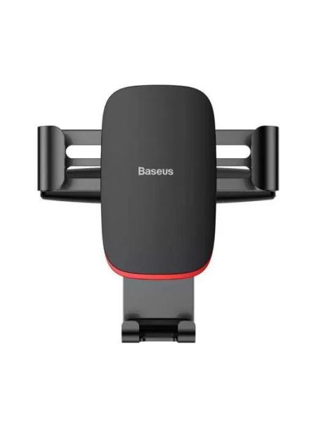 Suport auto baseus metal age gravity pt. smartphone, fixare in suport cd/dvd player auto, negru