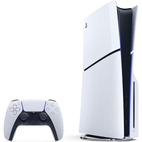 Sony playstation 5 blu-ray slim edition 1tb white