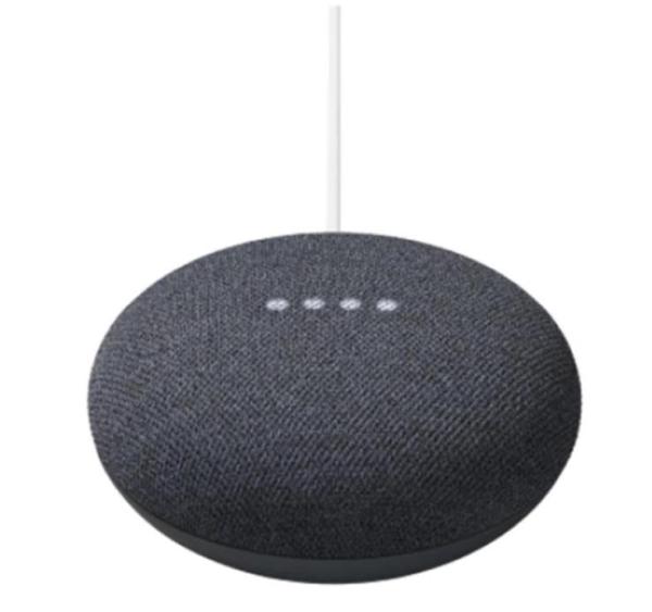 Google - nest mini (2nd generation) with google assistant - charcoal