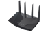 Asus ax5400 dual-band wi-fi 6 router rt-ax5400,standarde wireless: ieee 802.11a, ieee 802.11b, ieee 802.11g, wifi 4 (802.11n), wifi 5 (802.11ac), wifi 6 (802.11ax), procesor: 1.5 ghz tri-core, memorie: 256 mb flash, 512 mb ram, 574+4804 mbps, 4 x antene e