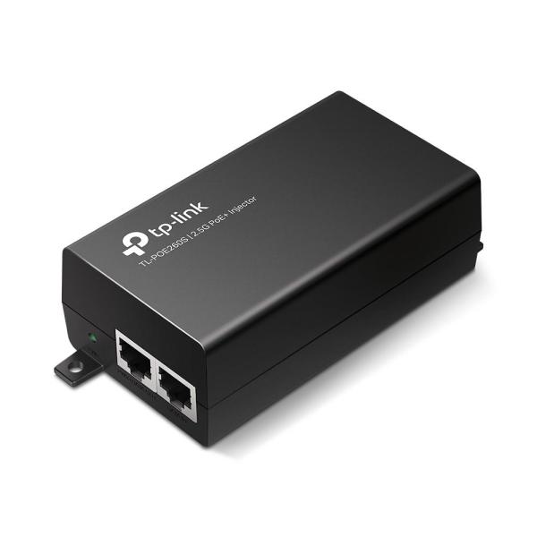Tp-link poe+ injector 2.5g tl-poe260s, standarde și protocoale: ieee802.3i, ieee802.3u, ieee802.3ab, ieee802.3bz, ieee802.3af, ieee802.3at, dimensiuni: 125*59.4*36.8 mm, 2*2.5 gbps ports.