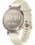 Ceas garmin lily 2 classic, display amoled, dimensiune afisaj 35.4 mm, rezolutie afisaj 240 x 201 pixeli, memorie 8gb, autonomie pana la 5 zile, rezistanta la apa pana la 5 atm, greutate: 24,4g, ramăcrem auriu, curea cafenie din material textil