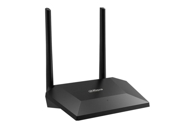 Dahua router wireless dh-n3; 1 × port wan și 3 × porturi lan care extind acoperirea rețelei; 2 antene externe oferă o acoperire mai largă a semnalului; alimentare: 12 vdc, 0,5 a; indicator luminos: 1 × indicator luminos în două culori; butoane:1 × buton w