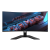 Gigabyte monitor gaming 34" gs34wqc, non-glare, rezolutie: 3440 x 1440 (wqhd), luminozitate:300 cd/m2 (typ), contrast: 4000:1, unghi vizializare: 178°(h)/178°(v), culori: 16.7m, timp raspuns; 1ms, rata refresh: 120hz, hdr ready, flicker-free, interfata: 2