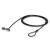 Cablu de securitate laptop lindy 2m, negru