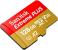 Micro secure digital card sandisk extreme plus, 128gb, clasa 10, r/w speed: up to 100mb/s/ 90mb/s, include adaptor sd (pentru telefon)