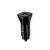 Incarcator auto spacer fast charge 12w, 5v/2.4a max, putere 12w, 1 x usb + 1 x usb type-c, pt. bricheta auto, negru