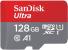 Micro secure digital card sandisk ultra, 128gb, clasa 10, r/w speed: up to 100mb/s/, 90mb/s, include adaptor sd (pentru telefon)