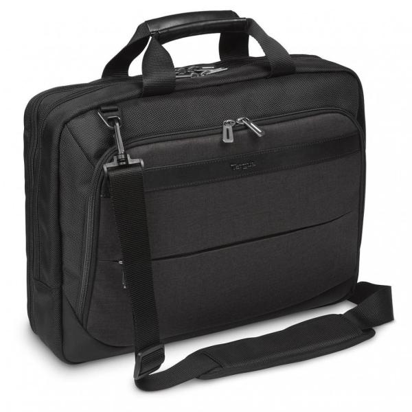 Geanta laptop targus citysmart, pentru laptopuri de 15.6" sau mai mici, material poliester, dimensiuni: 41 x 9 x 37 cm, dimensiune compartiment laptop: 38.7 x 2.5 x 26.5 cm, greutate 0.83 kg, negru