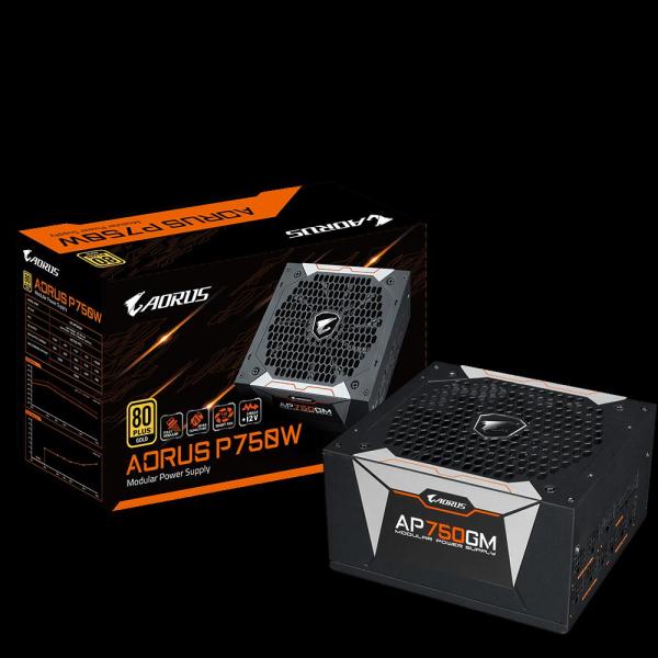 Sursa gigabyte aorus, 80 plus® gold, 750w