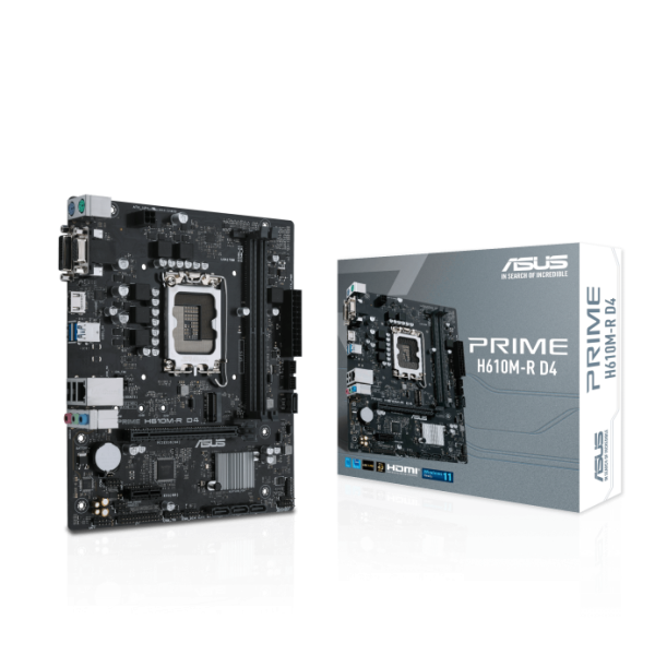 Placa de baza asus prime h610m-r d4 lga 1700