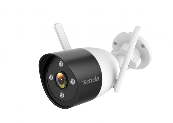 Tenda rt3-wca cameră supraveghere wi-fi de exterior 1080p, obiectiv: 4 mm @ f1.6, slot card micro sd (până la 256 gb), 2 antene externe, dimensiuni: 72 x 175 mm, rezolutie: 1920 x 1080, 15fps, h.264, standarde wireless: ieee 802.11b/g/n @ 2.4 ghz, 300 mbp