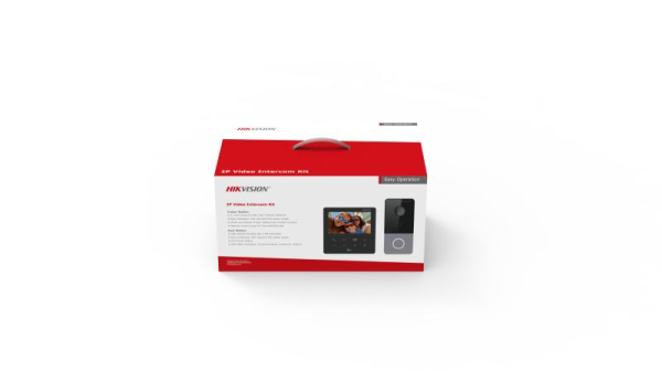 Kit videointercom ip hikvision ds-kis606-p, contine: ds-kv6113-pe1(c) × 1, ds-kh6110-we1 × 1, ds-kabv6113-rs × 1, psu × 2; caracteristici post exterior: 2mp hd camera, ir:3m, main stream: 1920 × 1080p, wdr: 120db, microfon inclus, difuzor inclus, 1 buton,