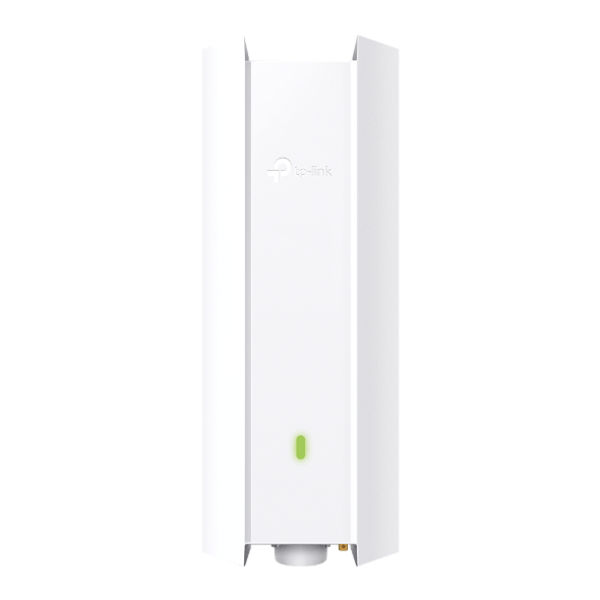 Tp-link eap623-outdoor hd ax1800 wi-fi 6 access point, interfata: 1 x 10/100/1000mbps, dimensiuni: 280.4 × 106.5 × 56.8 mm, 2 antene interne, montare tavan/perete, standarde wireless: ieee 802.11 a/b/g/n/ac/ax, dual-band- 5 ghz: up to 1201 mbps, 2.4 ghz: 