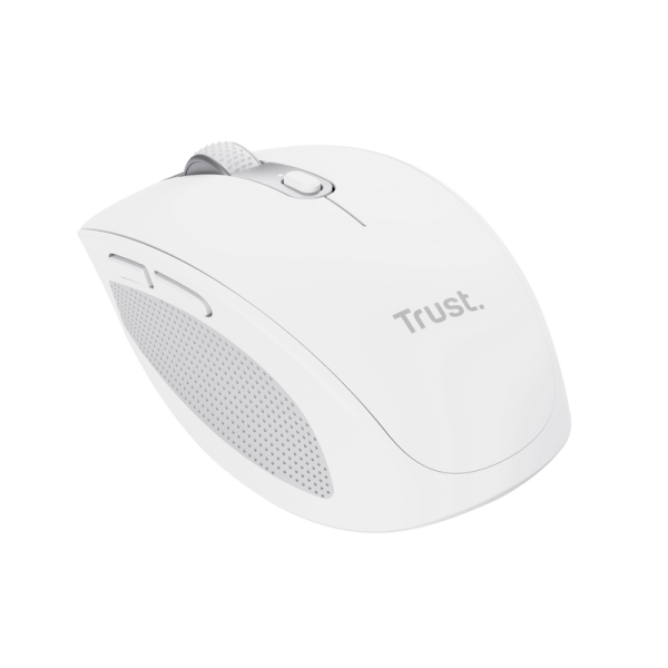 Mouse trust ozaa compact, rezolutie maxima 3200 dpi, interfata usb-a, usb-c, alb