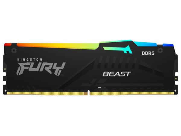 Memorie kingston 16gb ddr5 6000mhz cl30 fury beast rgb