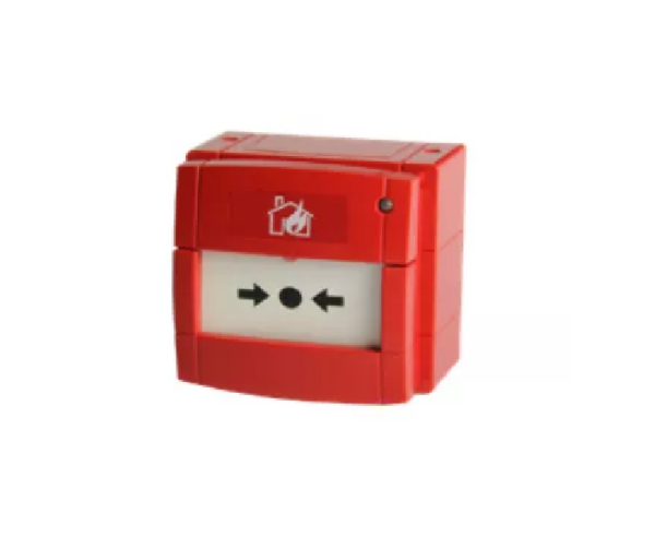 Buton de apelare r5a-rf pentru centrala de incendiu cu transmisie radio. este un dispozitiv rf care funcționează cu baterii, conceput pentru a fi utilizat cu gateway-ul radio m200g-rf, care rulează pe un sistem de incendiu adresabil.