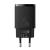Incarcator retea baseus compact, quick charge 20w, 1 x usb type-c 5v/3a max, 1 x usb 5v/3a, negru