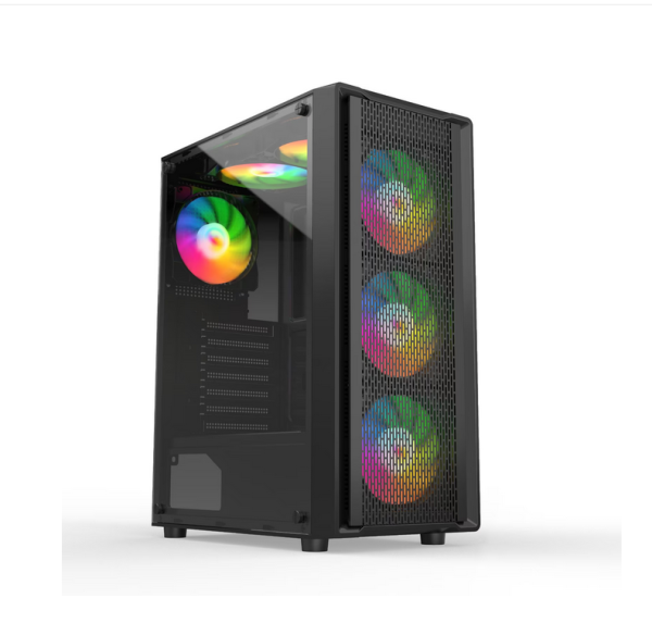 Carcasa pro gaming dune mid tower argb negru