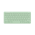 Tastatura trust lyra wireless, conexiune usb-a, usb-c 1.1, distanta acoperire wireless 10m, 1x aaa baterie, compatibila cu laptop, pc, bluetooth devices, tableta, verde