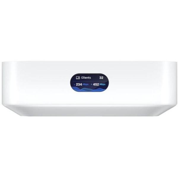 Ubiquiti unifi express ux ap wifi 6, bluetooth, dual-band acoperire: 140 m2, dimensiuni: 98 x 98 x 30 mm, greutate: 302g, interfata: 1 x gbe rj45, 1 x gbe rj45, alimentare: usb type c, dual band : 2.4 ghz 573.5 mbps, 5 ghz: 2.4 gbps, 2 antene interne +  o