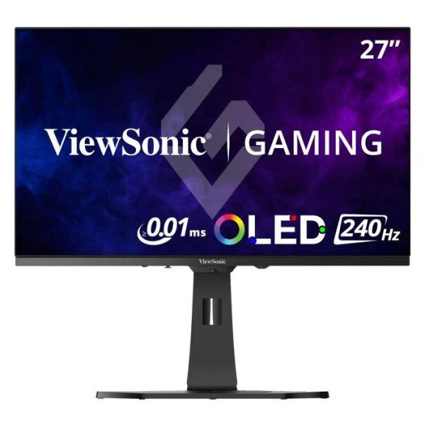 Monitor viewsonic 27" xg272-2k-oled, diagonal (inch): 27, diagonal (cm): 68.6, aspect ratio: 16:9, panel: oled, resolution: 2560x1440, refresh rate: 240hz, response time gtg: 0.02ms, response time mprt: 0.01ms, brightness (max): 450 cd/m², contrast (stati