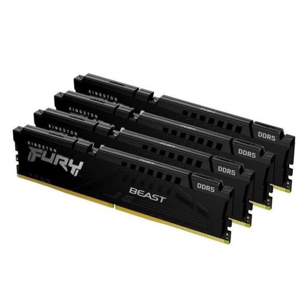 Memorie ram kingston 128gb (4x32gb) ddr5 5600mhz  cl40 fury beast