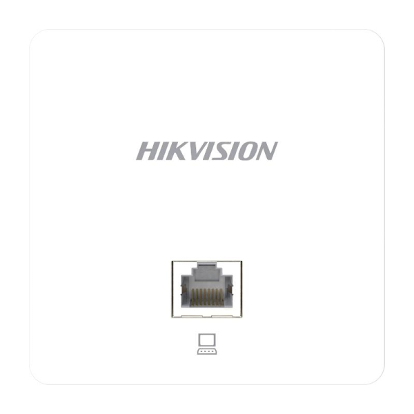 Wi-fi 5 1200m in-wall access point hikvision ds-3wap521-si 2 gigabit lan ports with 1 poe input 802.11ac wave 2 1167 mbps 86 mm wall junction box for easy installation 50+ concurrent user connections auto rf optimization support intelligent fast roaming d