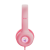 Casti trust nouna cu fir kids, frecventa raspuns 20 hz - 20.000 hz, senzitivitate 92 db, roz