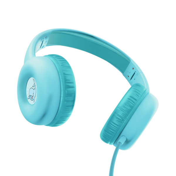 Casti trust nouna cu fir pentru copii, frecventa raspuns 20 hz - 20.000 hz, senzitivitate 92 db, albastru