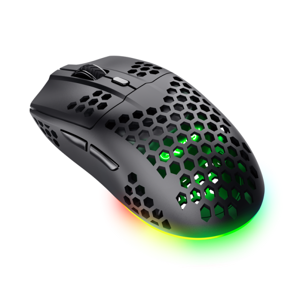 Mouse trust gxt 929 helox, wireless, rezolutie maxima 4800 dpi, negru
