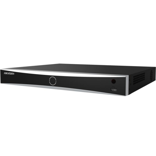 Nvr hikvision 8 canale acusense 4k ds-7608nxi-k2/8p(d), 2-ch@12 mp or 3- ch@8 mp or 6-ch@4 mp or 12-ch@1080p, h.265/h.265+/h.264+/h.264, iesiri: hdmi/vga, 2x sata max 10tb pe hdd, ai by device: facial recognition, perimeter protection, motion detection 2.
