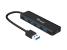 Equip 128959 4-port usb 3.2 gen 1 hub with usb-c adapter, 30x12.5x102mm